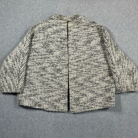 Classiques Entier Cream and Black Blazer Size Medium EUC - Picture 1 of 5